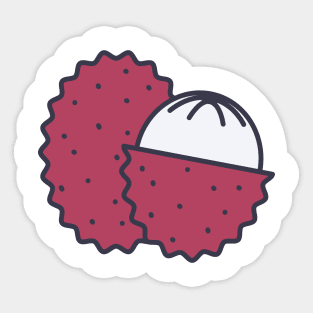 Cute Lychee Sticker